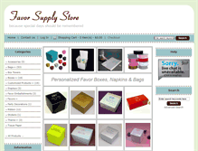 Tablet Screenshot of favorsupplystore.com